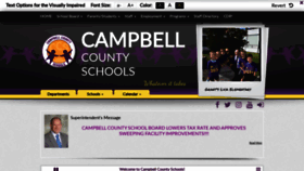 What Campbellcountyschools.org website looked like in 2020 (4 years ago)