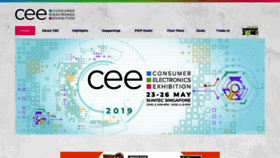 What Ceeshow.com.sg website looked like in 2020 (4 years ago)