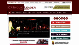 What Catholicleader.com.au website looked like in 2020 (4 years ago)