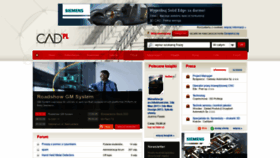 What Cad.pl website looked like in 2020 (5 years ago)