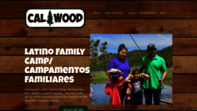What Calwood.org website looked like in 2020 (4 years ago)