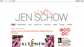 What Craftyjenschow.com website looked like in 2020 (4 years ago)
