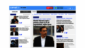 What Canaln.pe website looked like in 2020 (4 years ago)