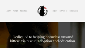 What Chicagocatrescue.org website looked like in 2020 (4 years ago)