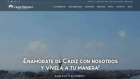 What Cadiz4rentals.com website looked like in 2020 (4 years ago)