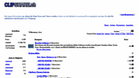 What Clipshare.ch website looked like in 2020 (4 years ago)