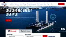 What Cma-cgm.com website looked like in 2020 (4 years ago)