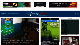 What Caaraponews.com.br website looked like in 2020 (4 years ago)