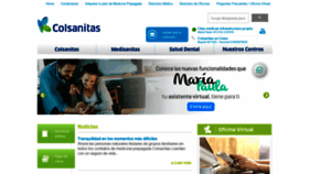 What Colsanitas.com website looked like in 2020 (4 years ago)