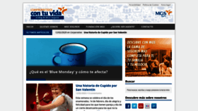 What Comprometidoscontuvida.es website looked like in 2020 (4 years ago)