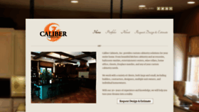 What Calibercabinetshop.com website looked like in 2020 (4 years ago)