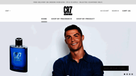 What Cristianoronaldofragrances.com website looked like in 2020 (4 years ago)