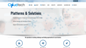 What Cloudtech.ie website looked like in 2020 (4 years ago)