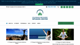 What Coloradoivtherapy.com website looked like in 2020 (4 years ago)