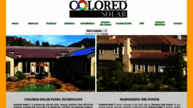 What Coloredsolar.com website looked like in 2020 (4 years ago)