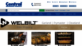 What Centralrestaurant.com website looked like in 2020 (4 years ago)