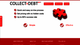 What Collectadebtpro.com website looked like in 2020 (4 years ago)