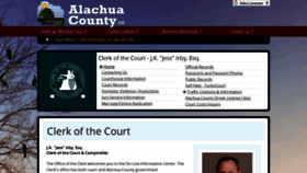 What Clerk-alachua-fl.org website looked like in 2020 (4 years ago)