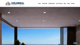 What Colossal.la website looked like in 2020 (4 years ago)