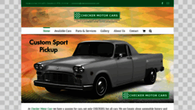 What Checkermotorcars.com website looked like in 2020 (4 years ago)
