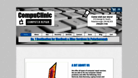 What Compu-clinic.ca website looked like in 2020 (4 years ago)