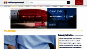 What Codziennypoznan.pl website looked like in 2020 (4 years ago)