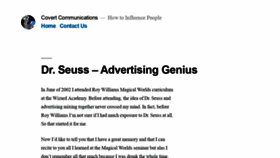 What Covertcommunications.com website looked like in 2020 (5 years ago)