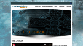 What Creativemissions.com website looked like in 2020 (4 years ago)
