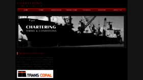 What Charteringterms.com website looked like in 2020 (4 years ago)
