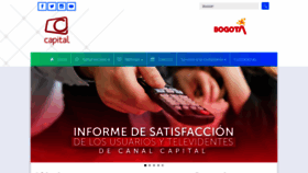 What Canalcapital.gov.co website looked like in 2020 (4 years ago)