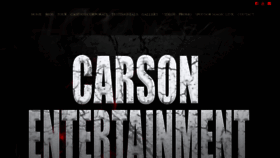 What Carsonentertainment.com website looked like in 2020 (4 years ago)