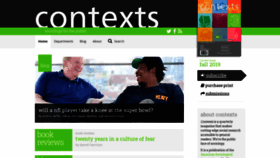 What Contexts.org website looked like in 2020 (4 years ago)