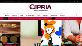 What Cipriamagazine.it website looked like in 2020 (4 years ago)