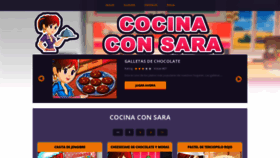 What Cocinasara.com website looked like in 2020 (4 years ago)