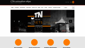 What Ctnanimationexpo.com website looked like in 2020 (4 years ago)