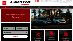 What Capitoltoyota.com website looked like in 2020 (4 years ago)