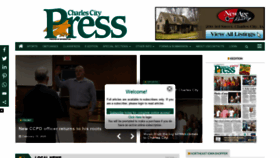 What Charlescitypress.com website looked like in 2020 (4 years ago)