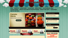 What Cupcakestand.ca website looked like in 2020 (4 years ago)
