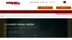 What Cornelliron.com website looked like in 2020 (4 years ago)