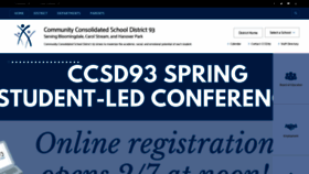 What Ccsd93.com website looked like in 2020 (4 years ago)