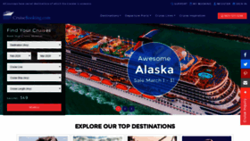 What Cruisebooking.com website looked like in 2020 (4 years ago)