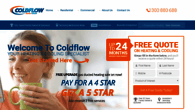 What Coldflow.net.au website looked like in 2020 (4 years ago)