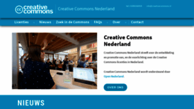 What Creativecommons.nl website looked like in 2020 (4 years ago)