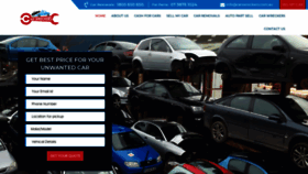 What Carswreckers.com.au website looked like in 2020 (4 years ago)