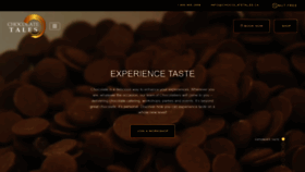 What Chocolatetales.ca website looked like in 2020 (4 years ago)