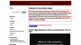 What Conversationagent.com website looked like in 2020 (5 years ago)