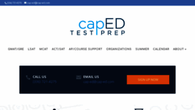 What Cap-ed.com website looked like in 2020 (4 years ago)