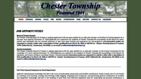 What Chestertwp.com website looked like in 2020 (4 years ago)