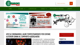 What Confesercentimilano.it website looked like in 2020 (4 years ago)