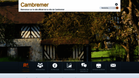 What Cambremer.fr website looked like in 2020 (4 years ago)